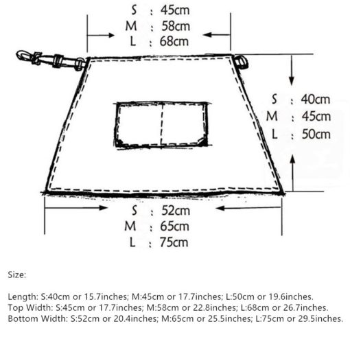 Tablier en demi-longueur en toile de denim