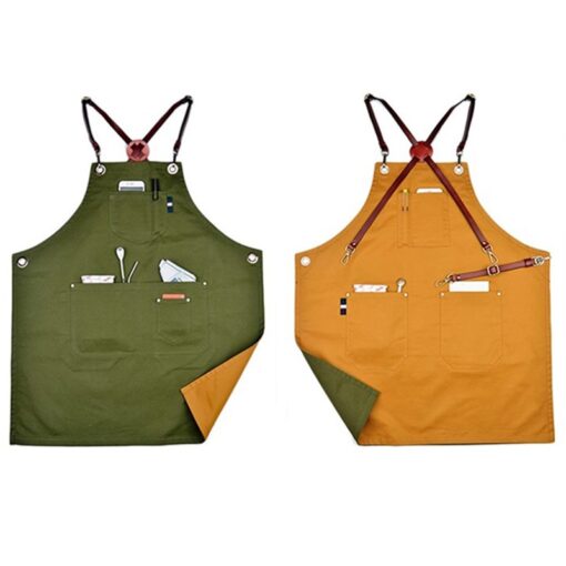 Double Sides Cotton Bib Apron