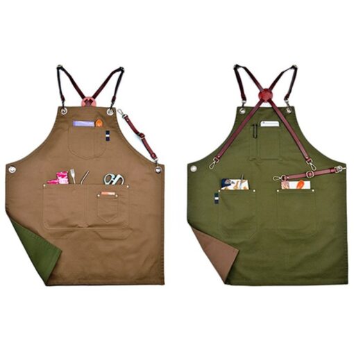 Double Sides Cotton Bib Apron