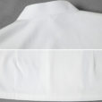 Chemisier à manches courtes noir et blanc en polyester coton pour femme