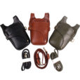 Groen Bruin Zwart Kappers Leren Holster