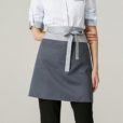 Tablier de taille en polyester coton gris