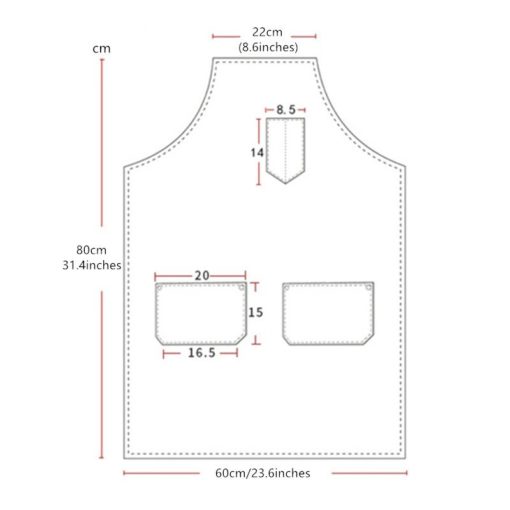 Tablier en denim gris avec sangles croisées en toile noire