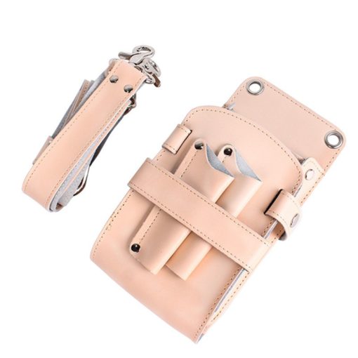 Khaki Rood Zwart Kappers- en Kapster Lederen Holster