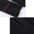 Tablier en polyester noir Uniforme de robe de serveuse