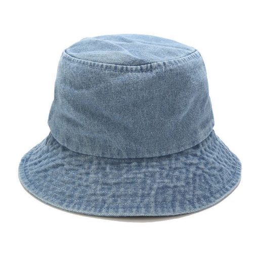 Denim emmer pet Outdoor visserij zonnehoed