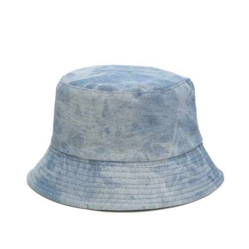 Denim Bucket Hat Vissershoed Strand Zonnekap