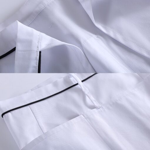 Zwart Wit Polyester Katoenen Tailleschort