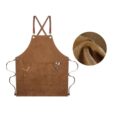 Grijs Blauwe Korte Canvas Schort Khaki Werkkleding