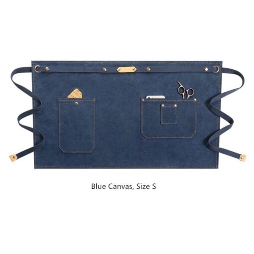 Canvas Tailleschort met Katoenen Banden Denim Werkkleding