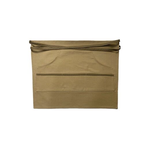 Khaki Canvas Tailleschort Bruin Culinaire Uniform