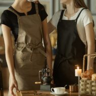 Tablier en toile pour la restauration Tenue de travail pour café