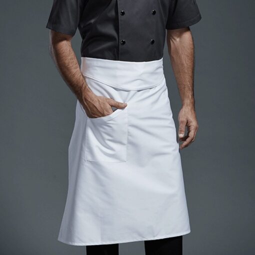 Tablier de taille en polyester coton Uniforme culinaire