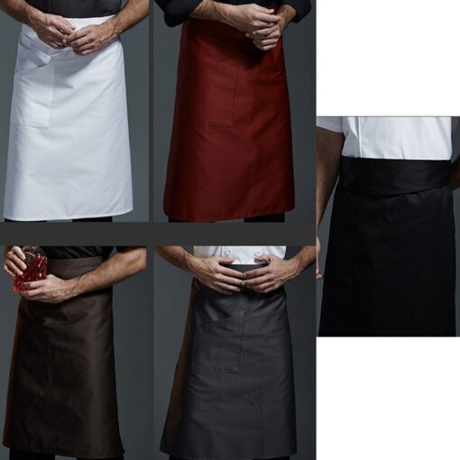 Tablier de taille en polyester coton Uniforme culinaire