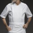 Wit Kortemouwen Chef Shirt Zwart Uniform