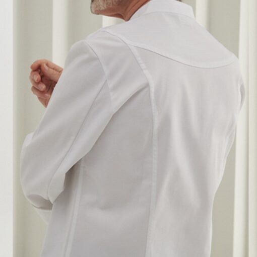 Chemise blanche à manches longues pour chef pâtissier Uniforme