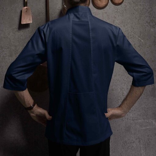 Chemise de chef en polyester coton Uniforme culinaire