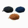 Bruine katoenen baret Blauwe zonnehoed