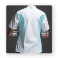 Zwart Wit Polyester Katoenen Dames Chef Shirt