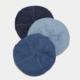 Blauwe Denim Baret Buitenzonnehoed