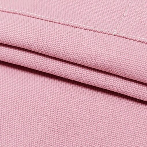 Roze Canvas Schort Paars Kaki Uniform
