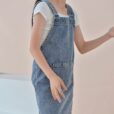 Kinderen Blauwe Denim Schort Kinderkleding