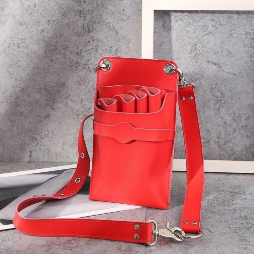 Sac à outils en cuir de vachette pour barbier coiffeur