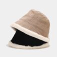 Chapeau seau rond et chaud Style casquette de pêcheur