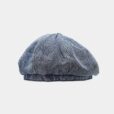 Blauwe Denim Baret Zwarte Zonnehoed Ronde Pet