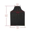 Black Denim Apron Barber Florist Workwear