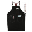 Black Denim Apron Barber Florist Workwear