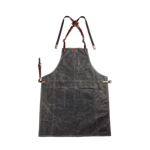 Waxed Canvas Apron Cross Back Straps
