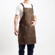 Waxed Canvas Apron Cross Back Straps