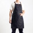 Waxed Canvas Apron Cross Back Straps