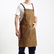 Waxed Canvas Apron Cross Back Straps