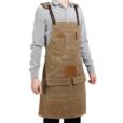 Waxed Canvas Grilling Apron Industrial Workwear