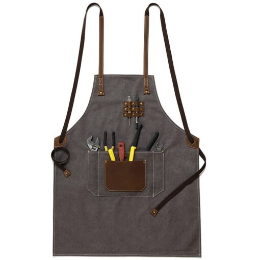 Cross-back Canvas Industrial Apron