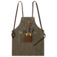 Cross-back Canvas Industrial Apron