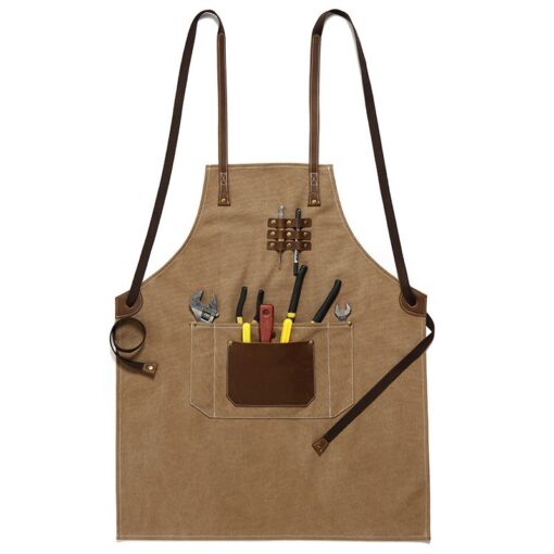 Cross-back Canvas Industrial Apron