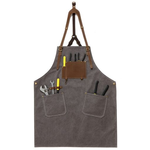 Canvas Industrial Apron BBQ Baking Workwear