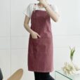 Cross-back Canvas Apron Florist Workwear