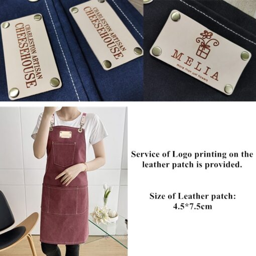 Cross-back Canvas Apron Florist Workwear