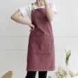 Cross-back Canvas Apron Florist Workwear