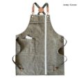 Cross-back Canvas Apron Cafe Workwear