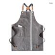 Cross-back Canvas Apron Cafe Workwear