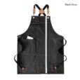Cross-back Canvas Apron Cafe Workwear