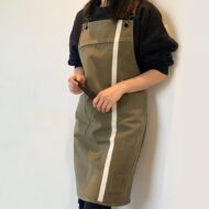 Cross-back Canvas Apron Cafe Workwear