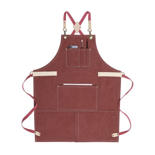 Split-Leg Canvas Apron Crossback Straps