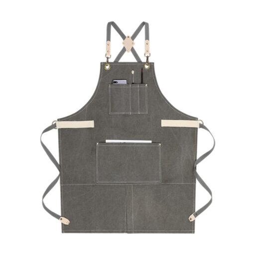 Split-Leg Canvas Apron Crossback Straps