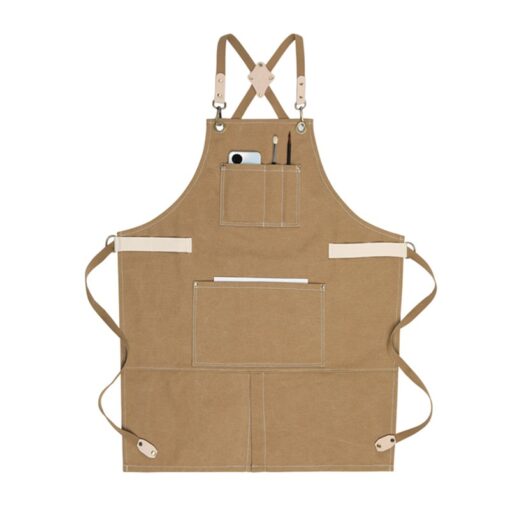 Split-Leg Canvas Apron Crossback Straps